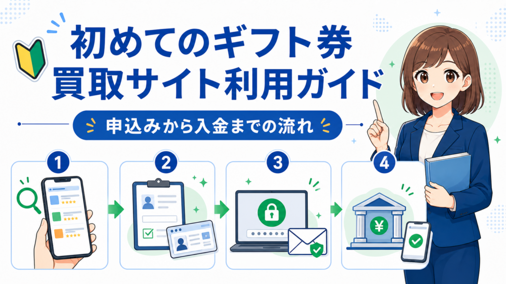 初めてのギフト券買取サイト利用ガイド