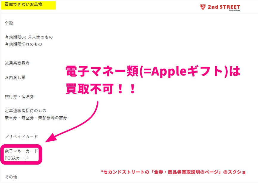 セカンドストリートの利用規約ページ